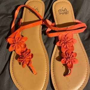 Faded glory pink Sandals size 9